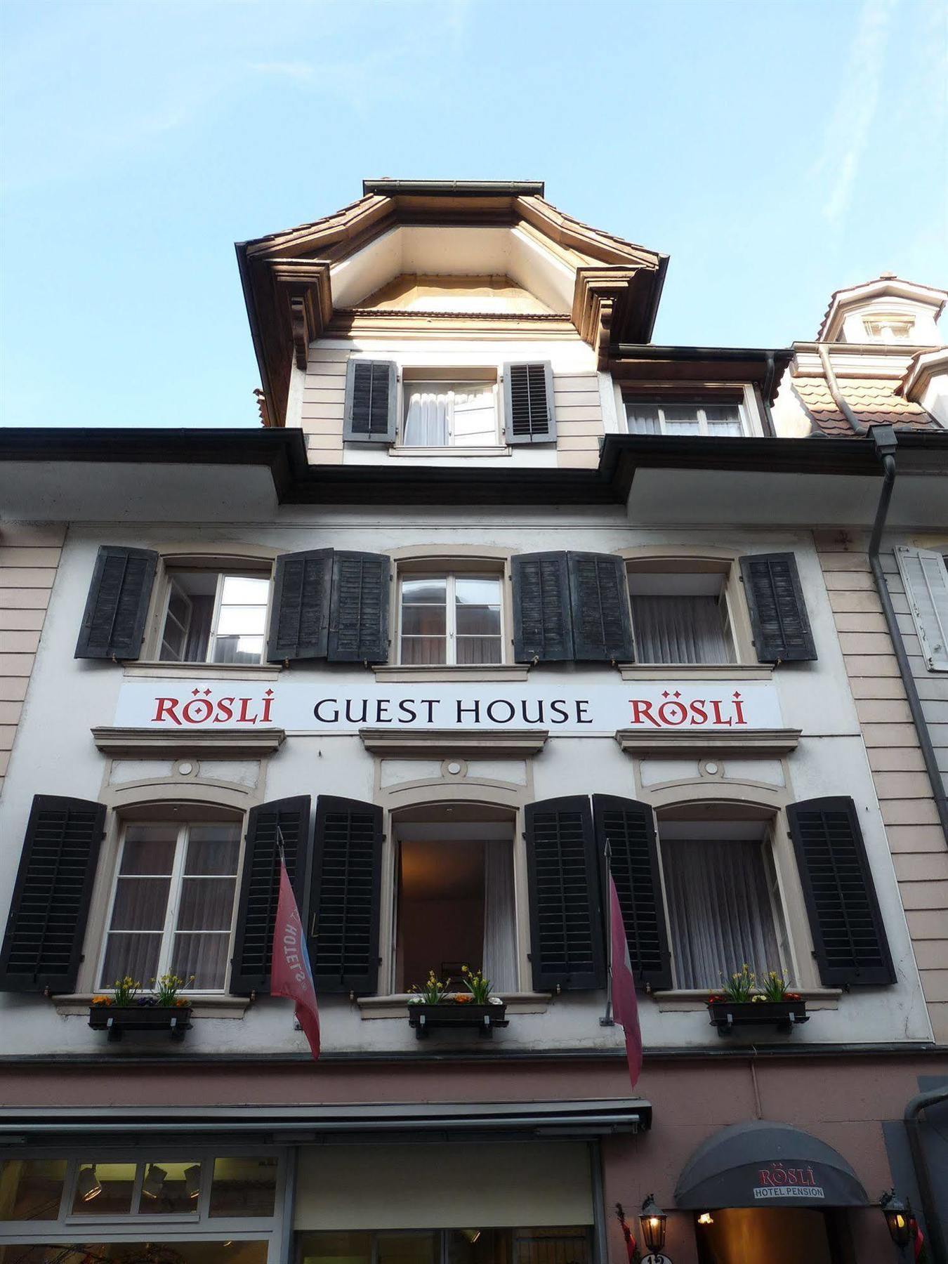 Roesli Guest House Luzern Exterior foto